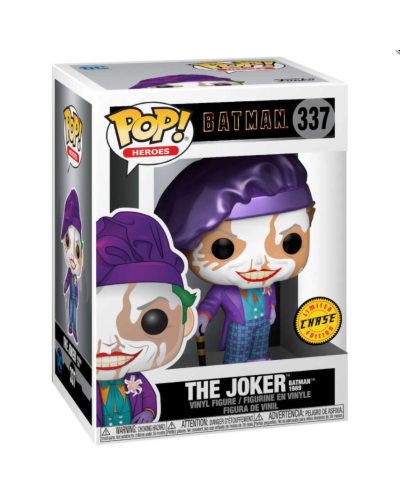Фигурка Funko POP! Heroes DC Batman 1989 Joker w/Hat Chase (337)