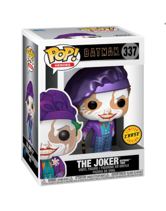 Фигурка Funko POP! Heroes DC Batman 1989 Joker w/Hat Chase (337)