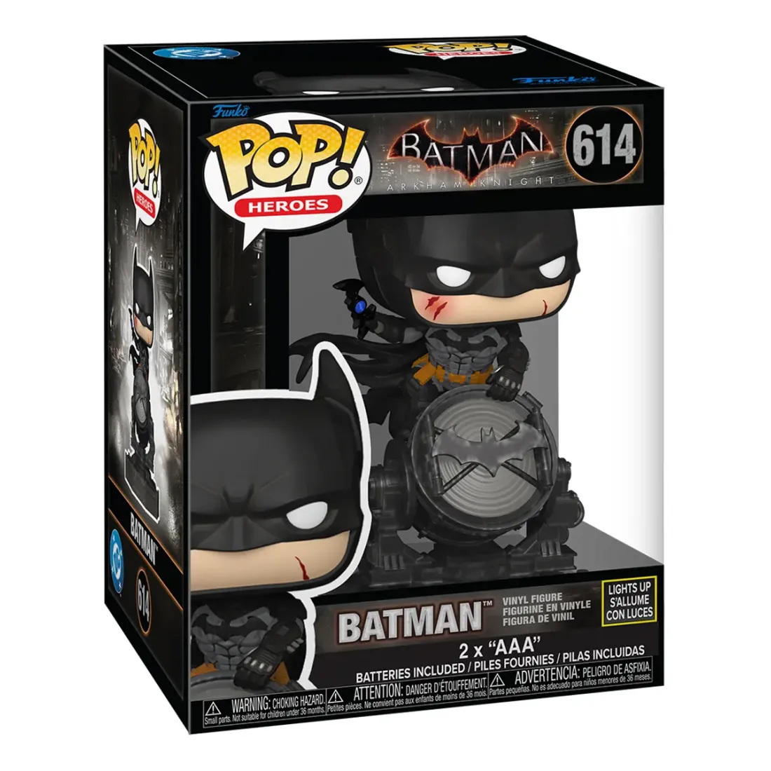 Фигурка Funko POP! Premium DC Heroes Batman Arkham Knight Batman (Lights Up) (614) 90378