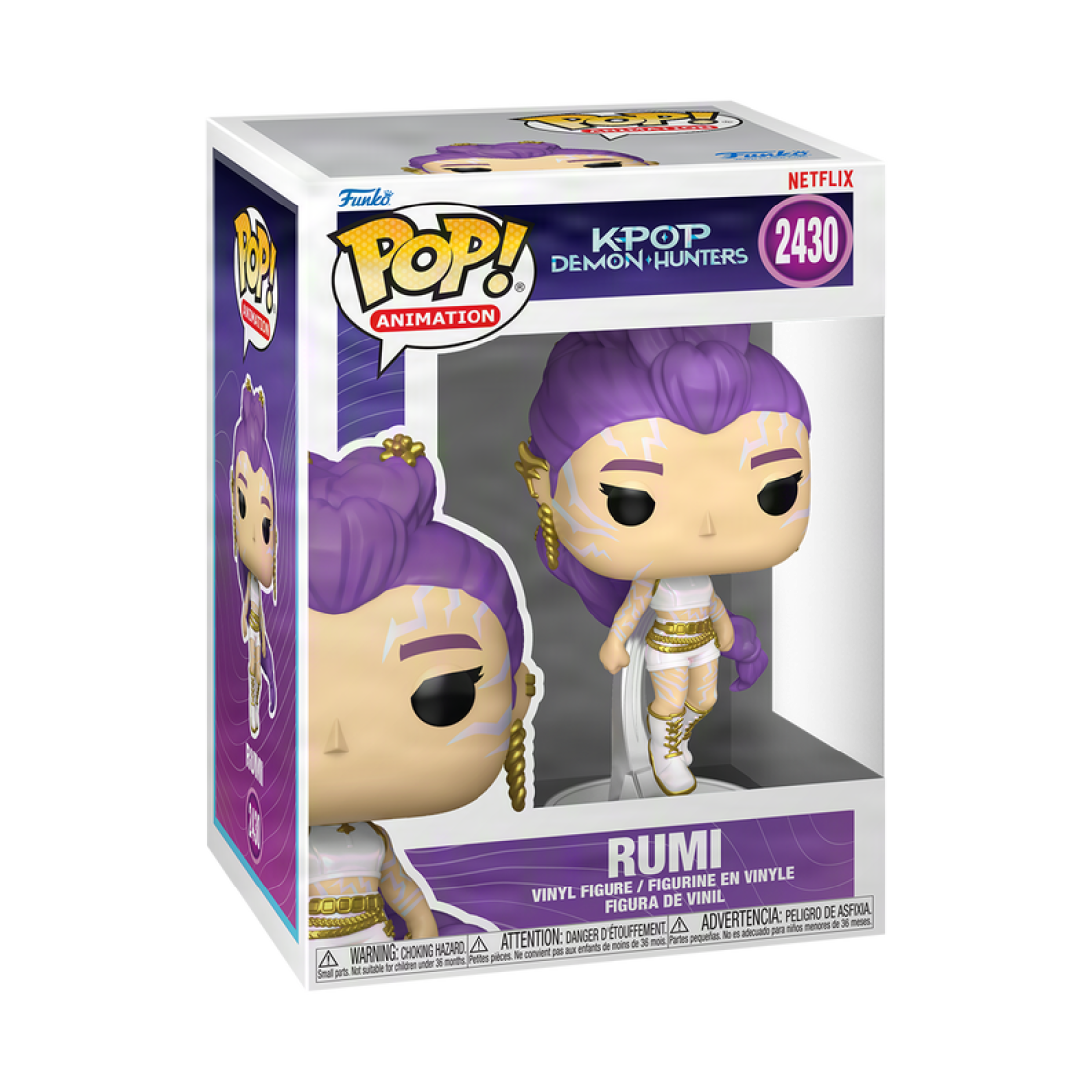 Фигурка Funko POP! Animation KPop Demon Hunters Rumi (What It Sounds Like) w/(GW) Chase (2430) 95808