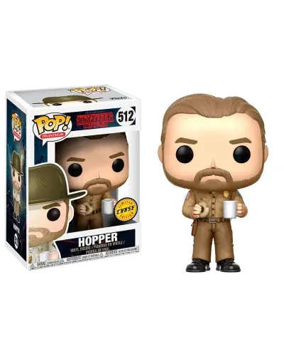 Фигурка Funko POP! TV Stranger Things Hopper w/Donut Chase (512)