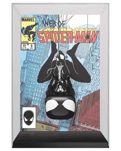 Фигурка Funko POP! Comic Covers Marvel Web of Spider-man #8 Black Suit Spider-Man (Exc) (71) 85340