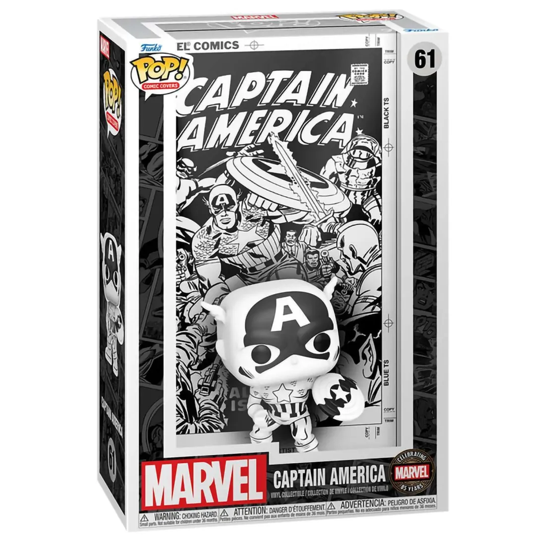 Фигурка Funko POP! Comic Covers Marvel's 85th Captain America #112 Captain America (61) 80961