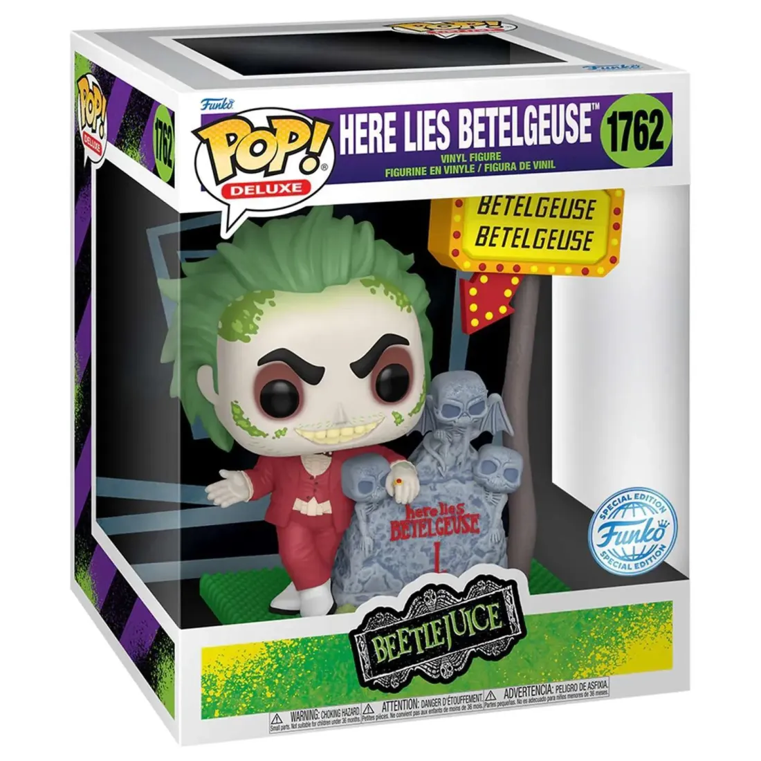 Фигурка Funko POP! Deluxe Beetlejuice Here Lies Betelguise (Exc) (1762) 84529