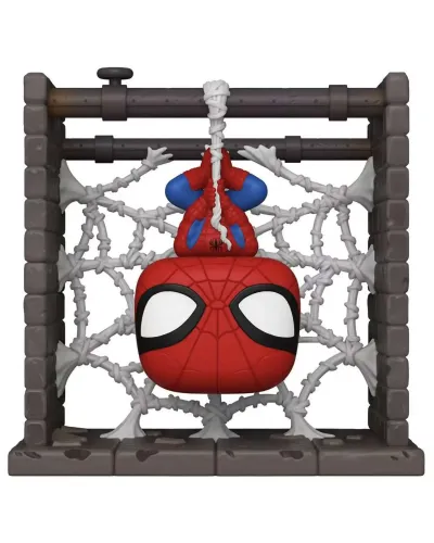 Фигурка Funko POP! Deluxe Bobble Marvel Spider-Man (Webbed) (Exc) (1462) 84425