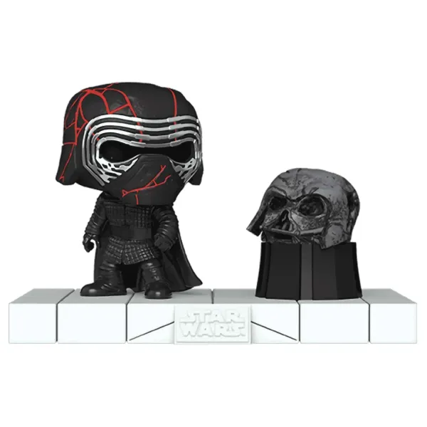 Фигурка Funko POP! Deluxe Bobble Star Wars Darkside Kylo Ren with Darth Vader's Helmet (739) 80772