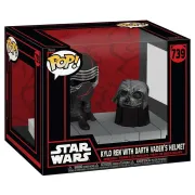 Фигурка Funko POP! Deluxe Bobble Star Wars Darkside Kylo Ren with Darth Vader's Helmet (739) 80772