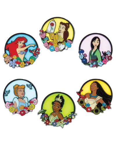 Значок в ассортименте Loungefly Blind Box Pin Disney Princess Cottagecore WDPN3209