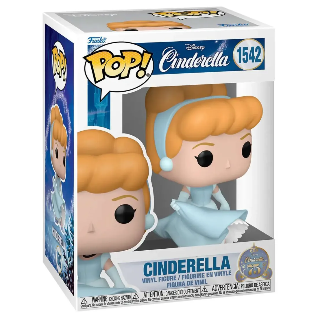 Фигурка Funko POP! Disney Cinderella 75th Cinderella (1542) 83456
