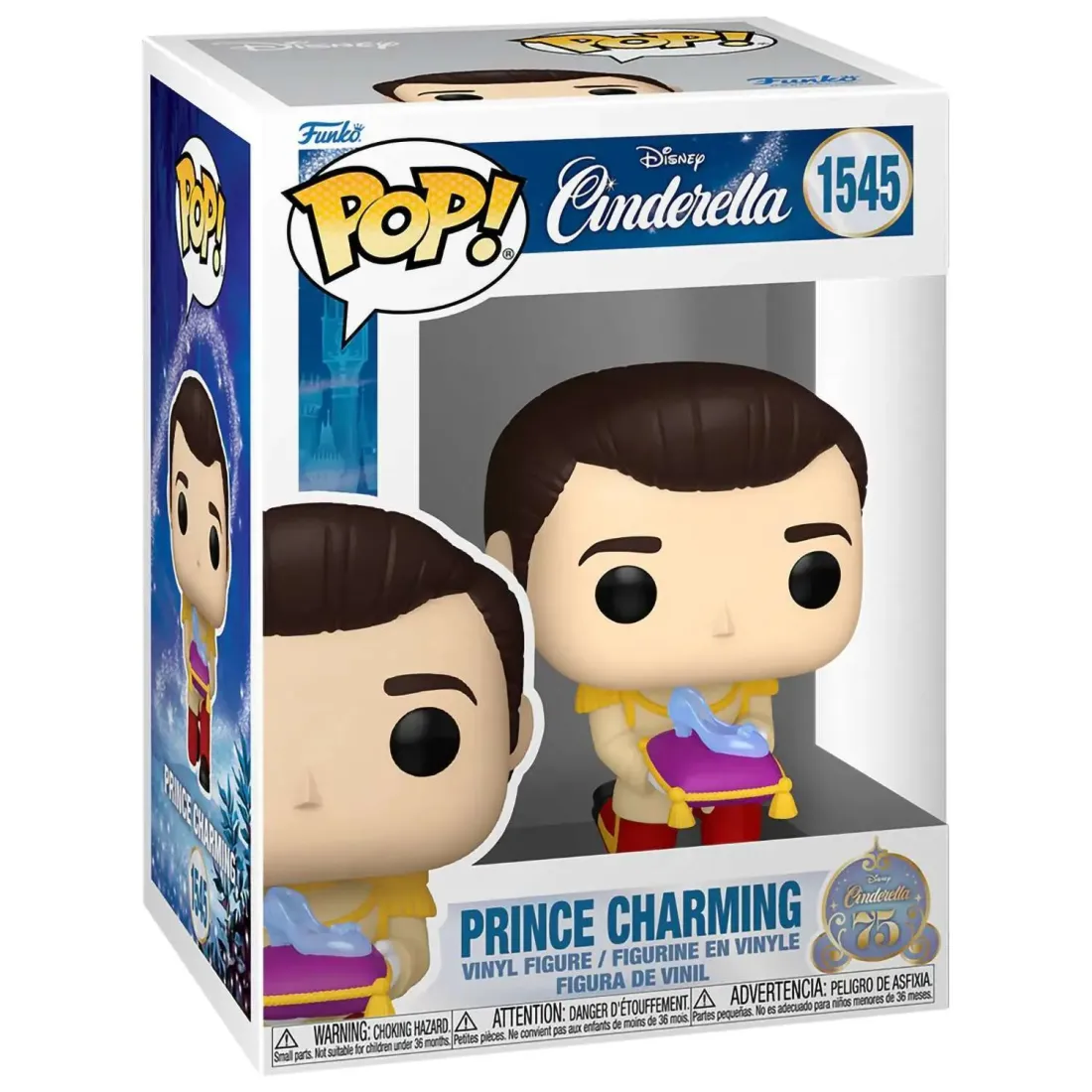 Фигурка Funko POP! Disney Cinderella 75th Prince Charming (1545) 83459