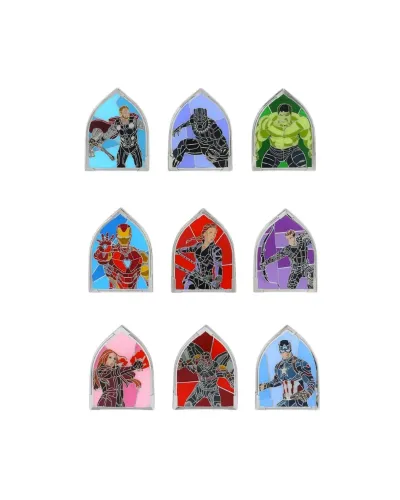 Значок в ассортименте Loungefly Blind Box Pin Marvel Infinity Saga Stain Glass MVPN0165