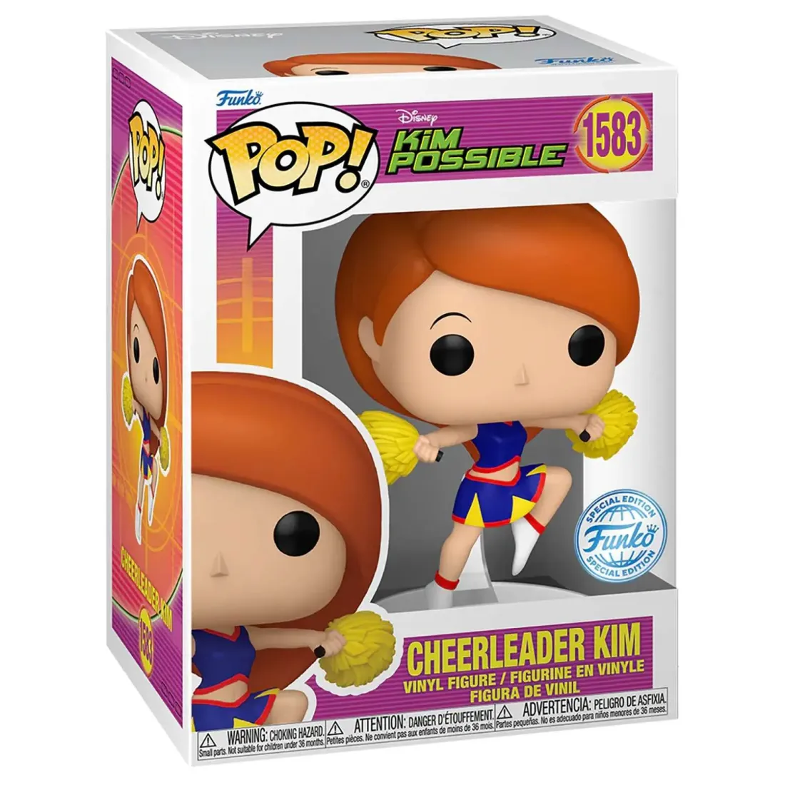 Фигурка Funko POP! Disney Kim Possible Cheerleader Kim (Exc) (1583) 84942