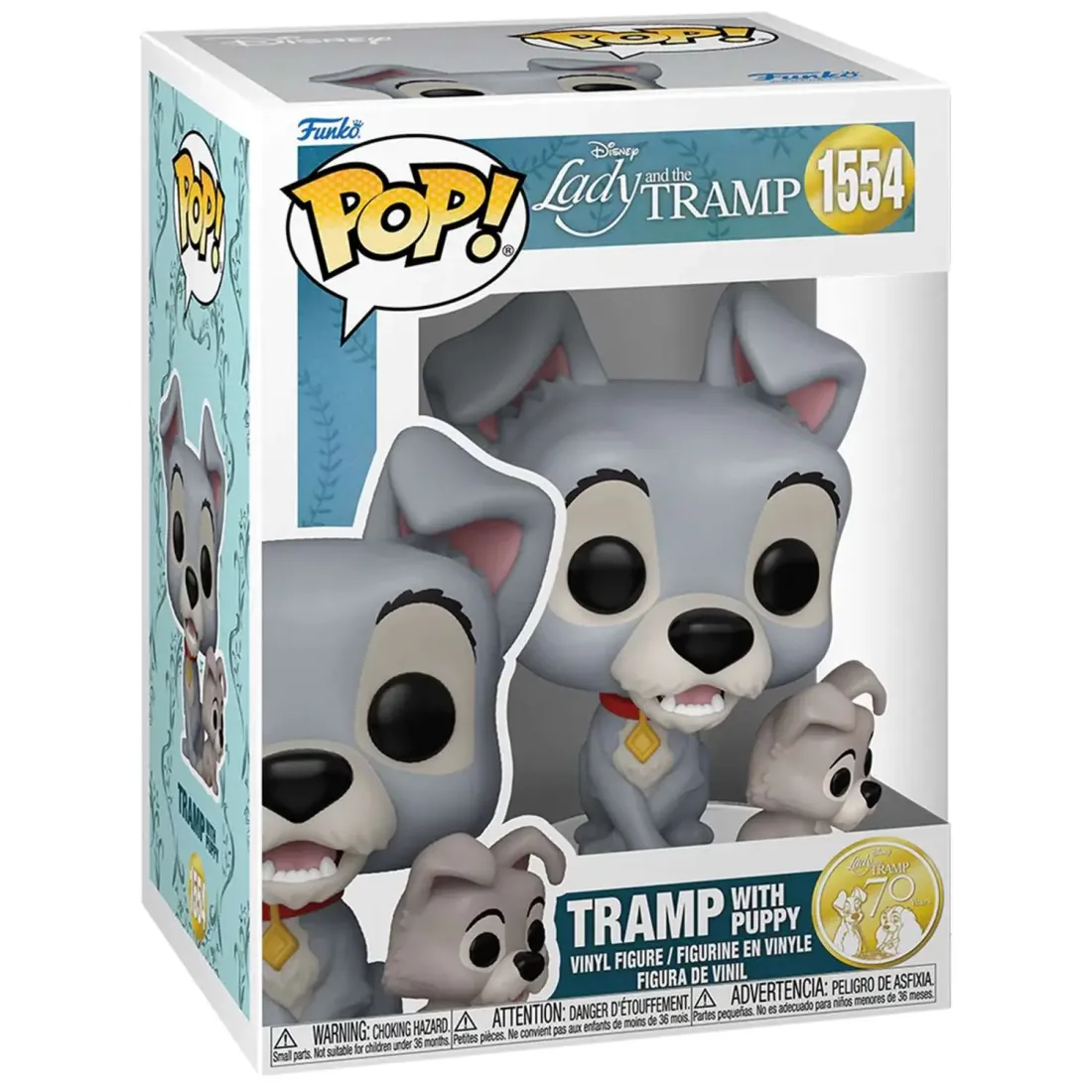 Фигурка Funko POP! Disney Lady and the Tramp Tramp w/Puppy (1554) 83569