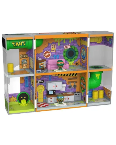 Набор Funko Bitty POP! Bitty Box TMNT Sewer Lair +2 Bitty POP! Michelangelo+Leonardo 85537