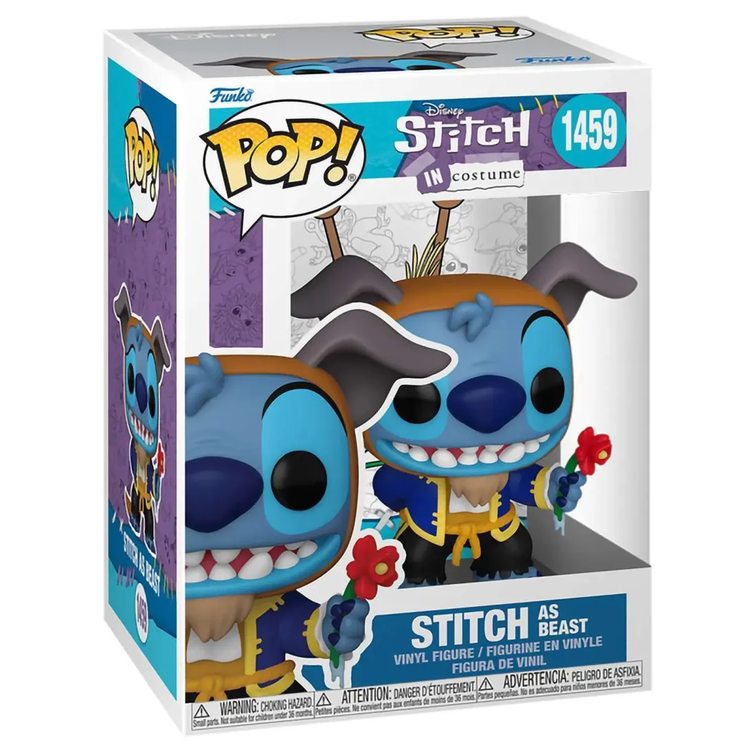 Фигурка Funko POP! Disney Lilo & Stitch in Costume Stitch as Beast (1459) 75162