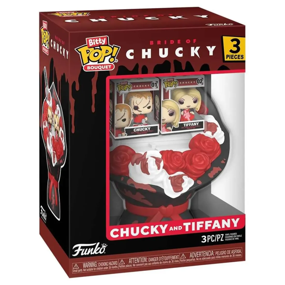 Набор Funko Bitty POP! Bouquet Bride of Chucky Chucky and Tiffany 3шт 83104