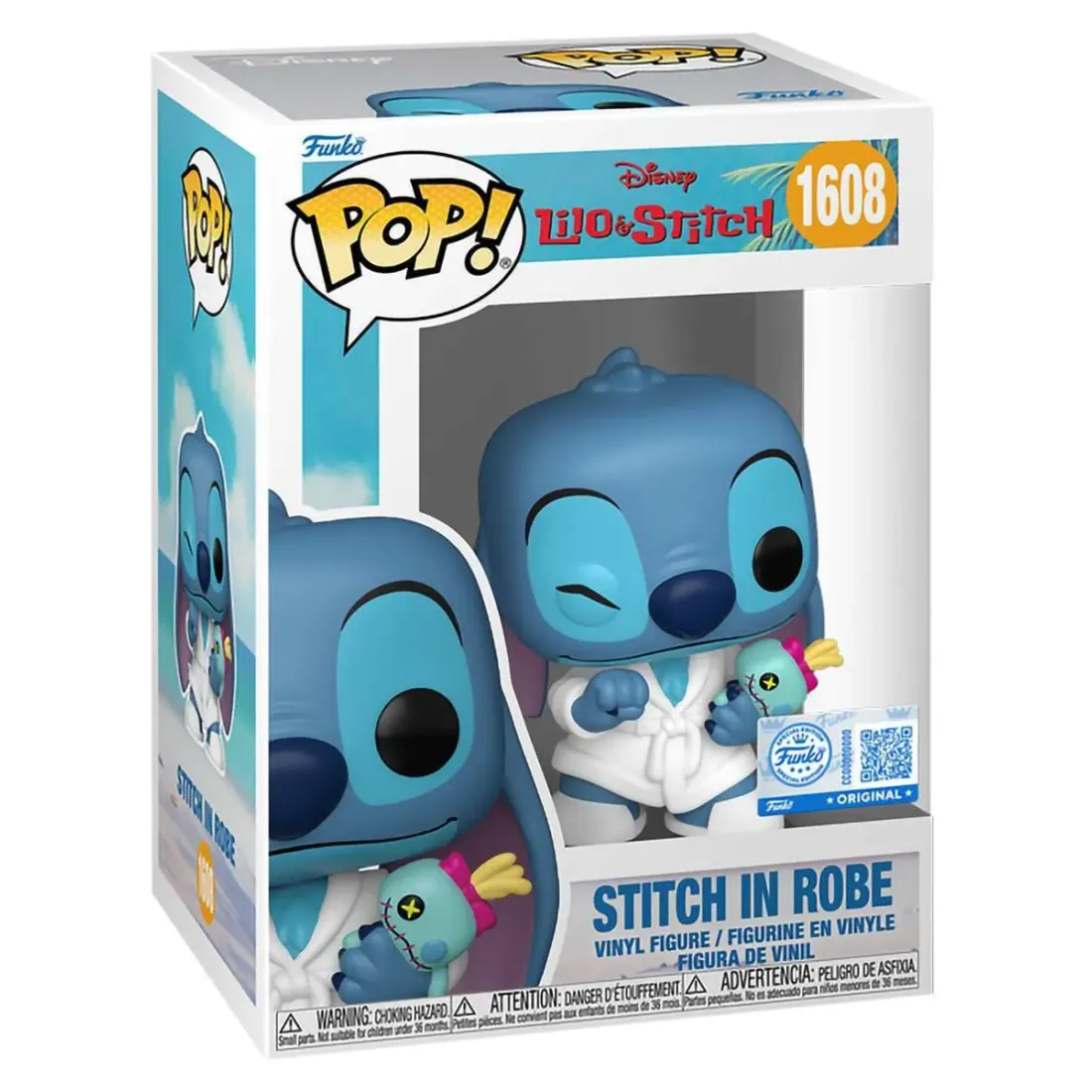 Фигурка Funko POP! Disney Lilo & Stitch Stitch in Robe (Exc) (1608) 88656