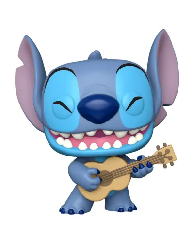 Фигурка Funko POP! Disney Lilo & Stitch Stitch with Ukelele (Exc) 10" (1419) 76786
