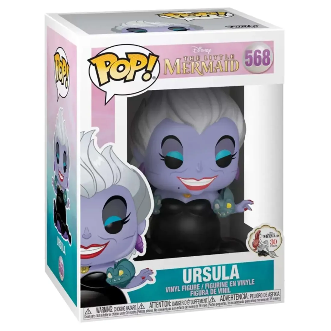 Фигурка Funko POP! Disney Little Mermaid 30th Ursula w/ Eels (568) 40103