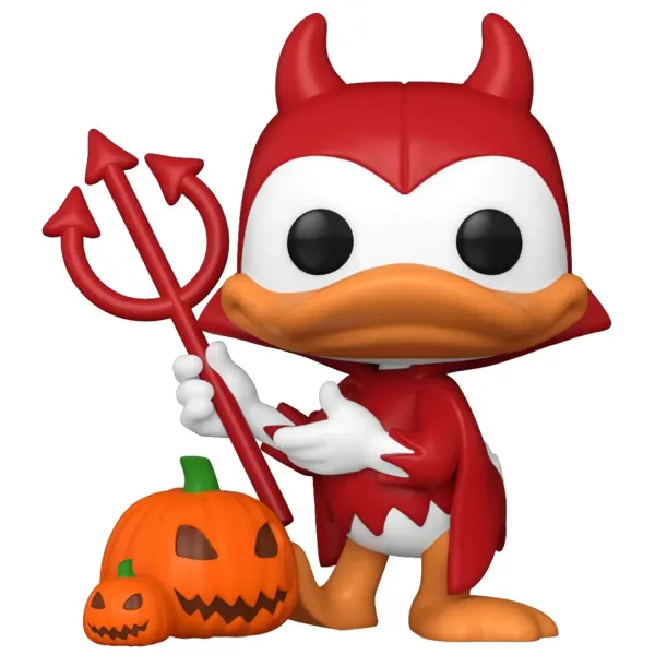 Фигурка Funko POP! Disney Mickey and Friends Devil Donald w/Pumpkin w/(BLKLT)Chase (Exc) (1446)77398