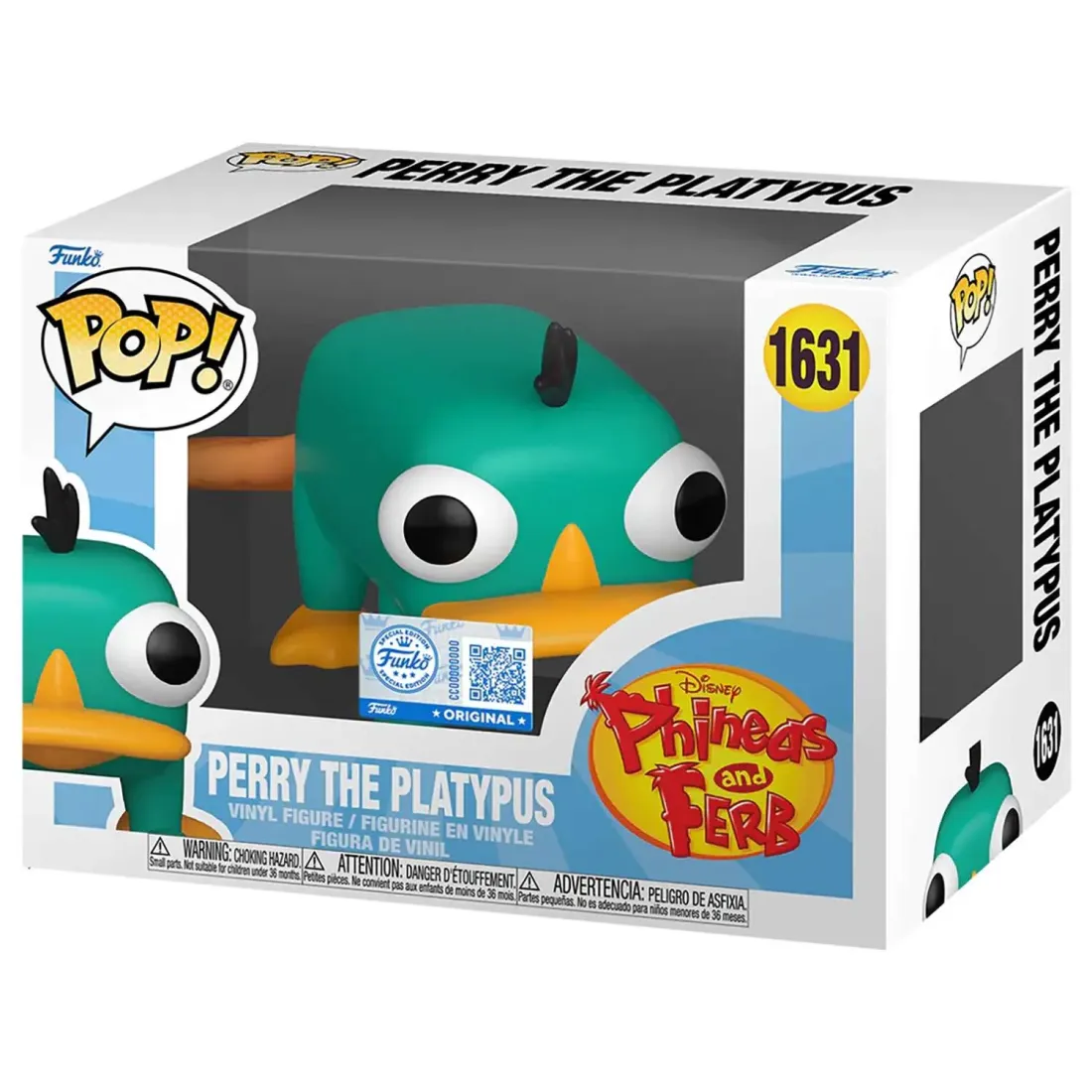 Фигурка Funko POP! Disney Phineas and Ferb Perry The Platypus (Exc) (1631) 87241