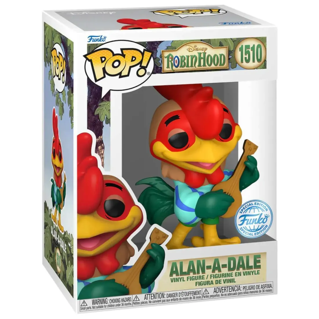 Фигурка Funko POP! Disney Robin Hood Alan-A-Dale (Exc) (1510) 82764