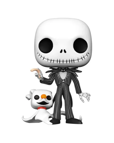 Фигурка Funko POP! Disney TNBC Jack Skellington with Zero 10" (809) 49006
