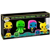 Фигурка Funko POP! Disney TNBC Jack/Oogie/Sally/Zero (BLKLT) (Exc) 4PK 69146