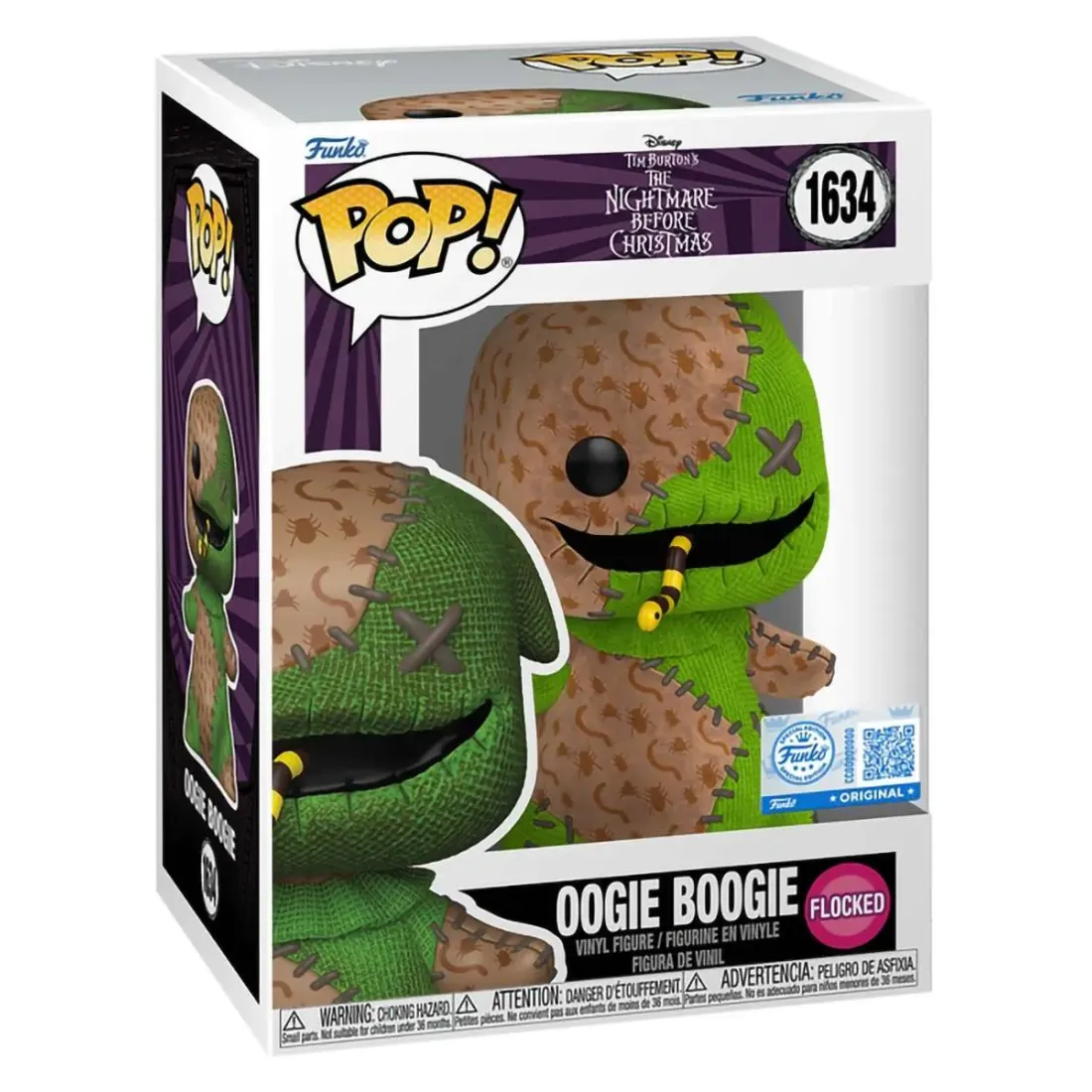 Фигурка Funko POP! Disney TNBC Patchwork Oogie Boogie (FL) (Exc) (1634) 88408