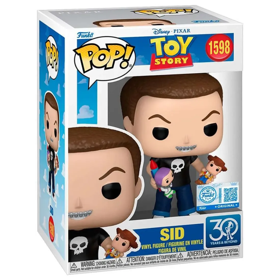 Фигурка Funko POP! Disney Toy Story 30th Sid (1598) 87189