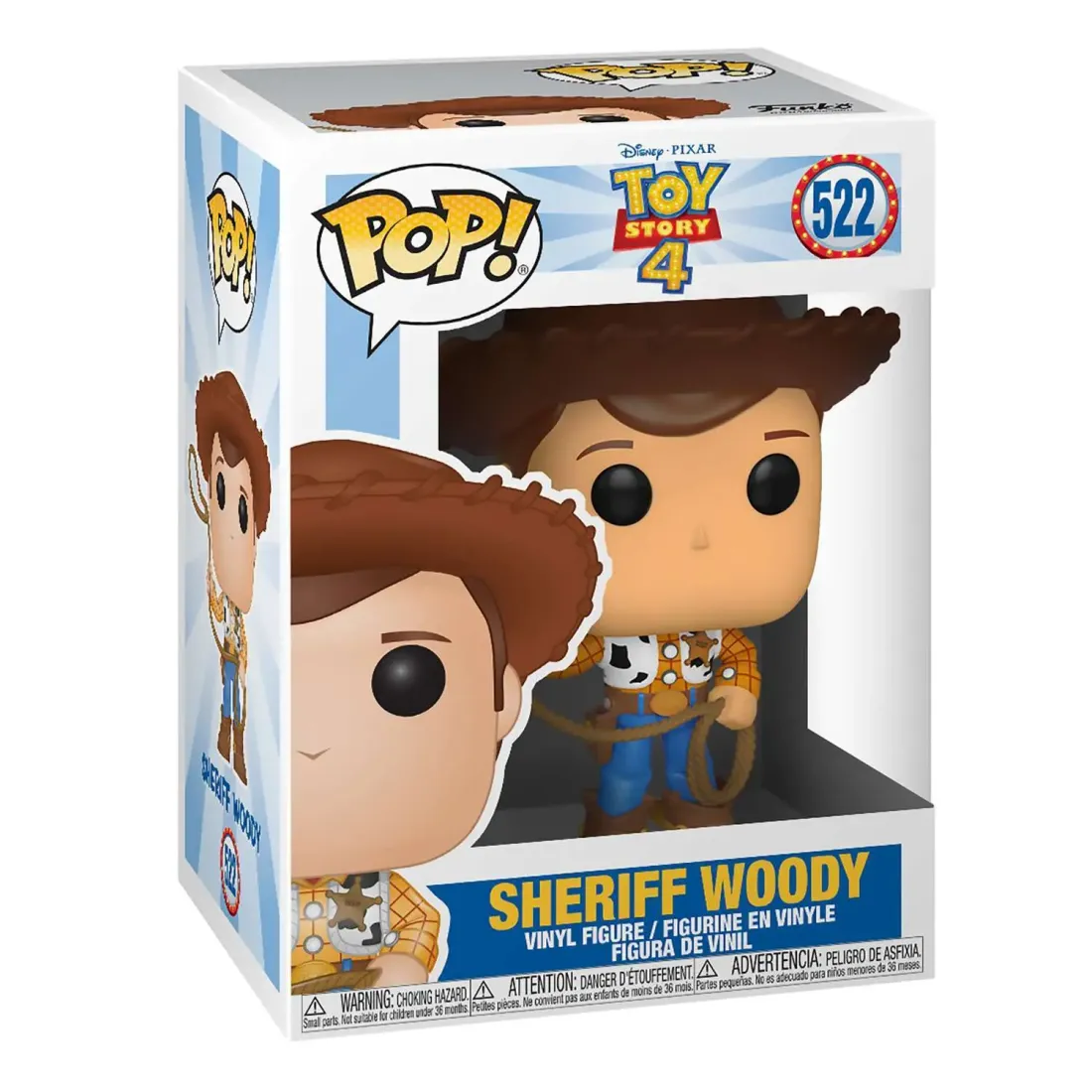 Фигурка Funko POP! Disney Toy Story 4 Sheriff Woody (522) 37383