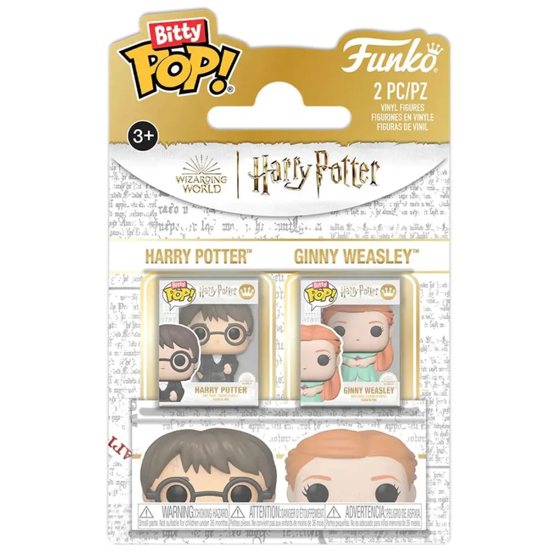Набор Funko Bitty POP! Harry Potter GoF Harry Potter+Ginny Weasley 2шт 88940