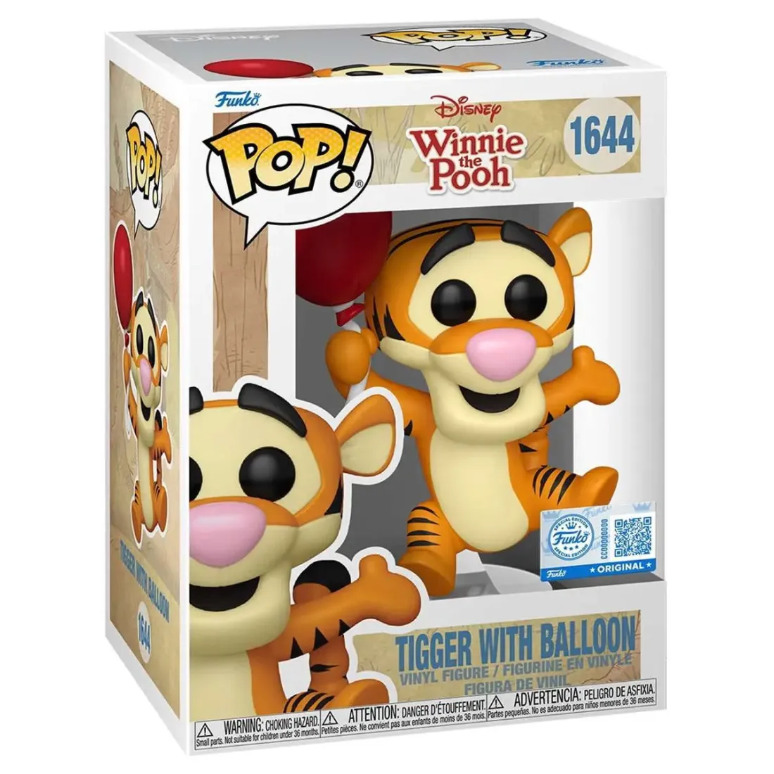Фигурка Funko POP! Disney Winnie the Pooh Tigger w/Balloon (Exc) (1644) 88657