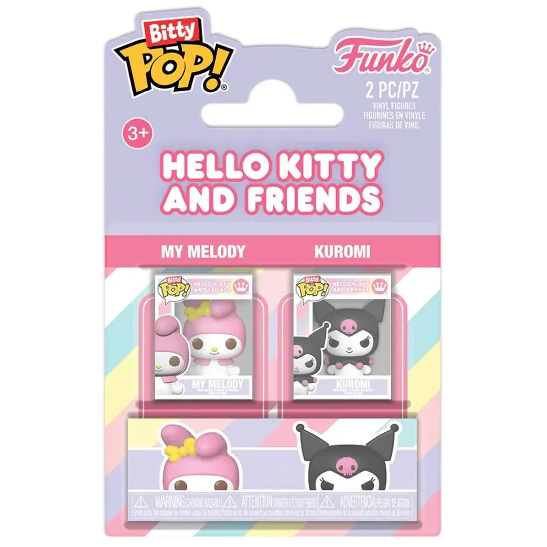 Набор Funko Bitty POP! Hello Kitty & Friends My Melody+Kuromi 2шт 88929