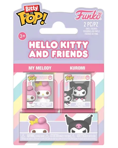 Набор Funko Bitty POP! Hello Kitty & Friends My Melody+Kuromi 2шт 88929