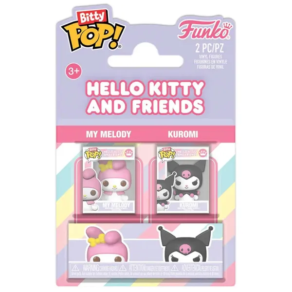 Набор Funko Bitty POP! Hello Kitty & Friends My Melody+Kuromi 2шт 88929