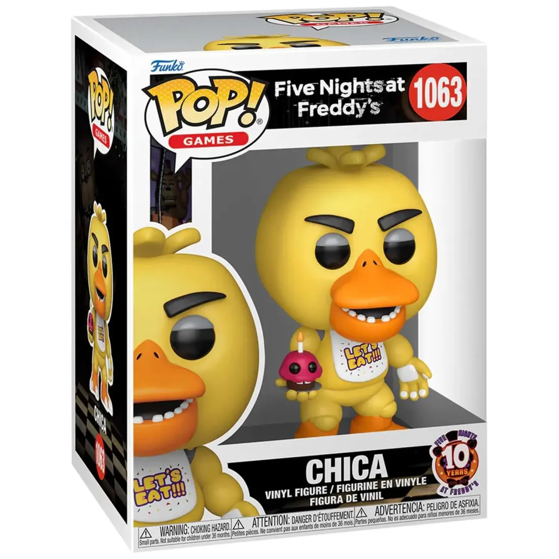 Фигурка Funko POP! Games FNAF 10th Chica (1063) 87114