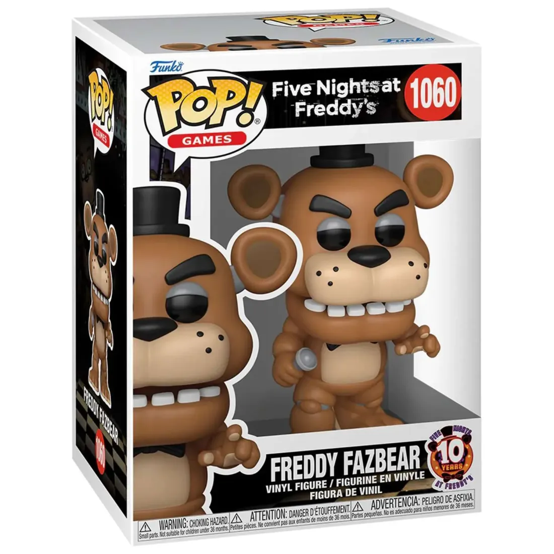Фигурка Funko POP! Games FNAF 10th Freddy Fazbear (1060) 87116