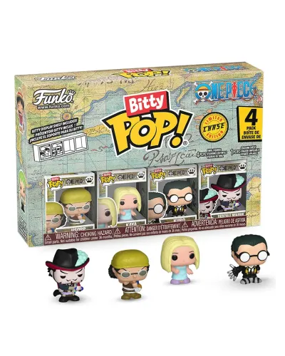 Набор Funko Bitty POP! One Piece Usopp+Kaya+Kuro+Chase (1 of 4) 4шт 86895