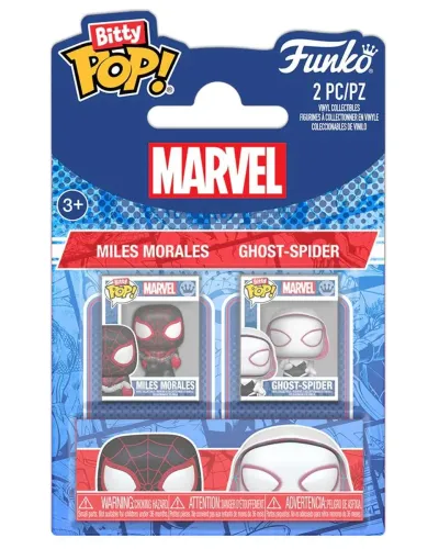Набор Funko Bitty POP! Spider-Man Miles Morales & Gwen Stacy 2шт 88938