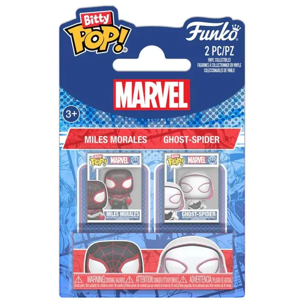 Набор Funko Bitty POP! Spider-Man Miles Morales & Gwen Stacy 2шт 88938