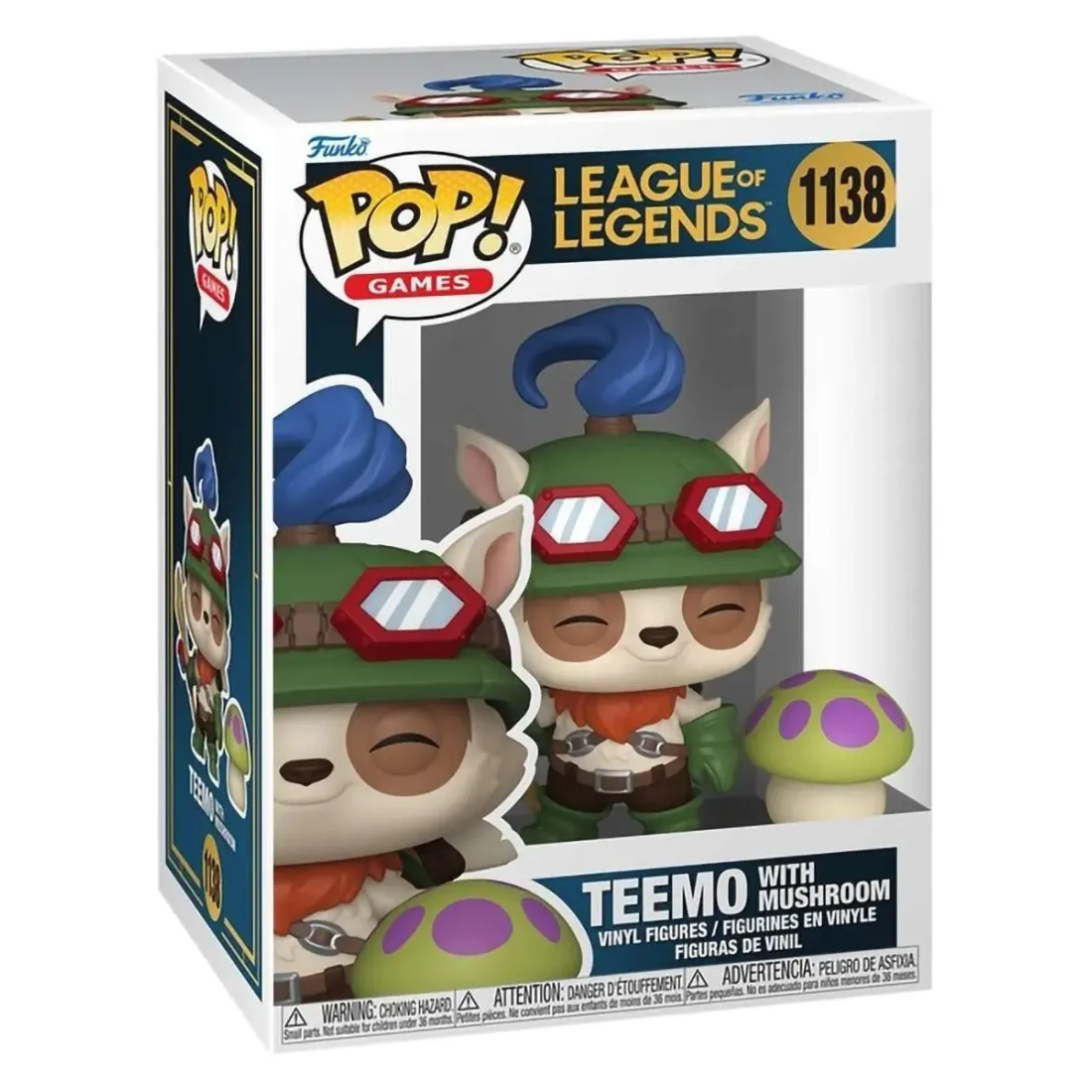 Фигурка Funko POP! Games League of Legends Teemo w/Mushroom (1138) 86113