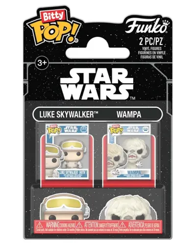 Набор Funko Bitty POP! Star Wars Ep 5 ESB Luke Skywalker+Wampa 2шт 88943