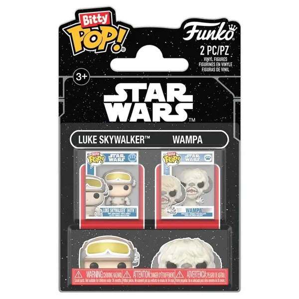 Набор Funko Bitty POP! Star Wars Ep 5 ESB Luke Skywalker+Wampa 2шт 88943