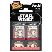 Набор Funko Bitty POP! Star Wars Ep 5 ESB Princess Leia+Han Solo 2шт 88942