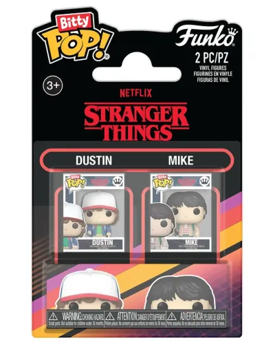 Набор Funko Bitty POP! Stranger Things S1 Dustin+Mike 2шт 88936