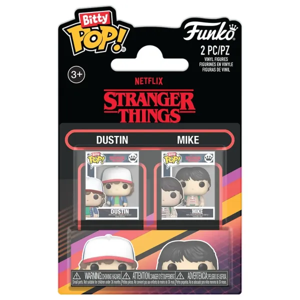 Набор Funko Bitty POP! Stranger Things S1 Dustin+Mike 2шт 88936