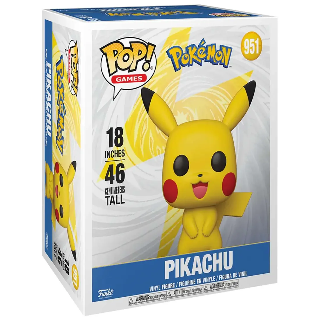 Фигурка Funko POP! Games Pokemon Pikachu (EMEA) (Exc) 18
