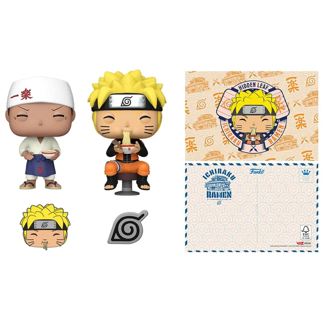 Набор Funko Collector Box Naruto Shippuden (2 фигурки+2 значка+открытка) (Exc) 82844