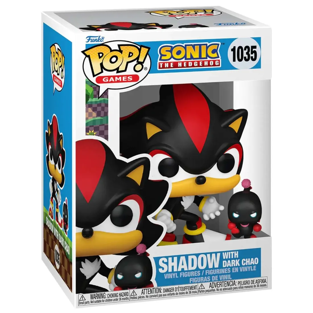 Фигурка Funko POP! Games Sonic the Hedgehog Shadow w/Dark Chao (1035) 80308